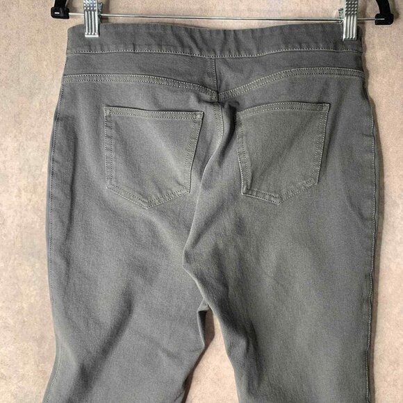 MM. Lafleur Womens Pants Size 8 Gray Straight Leg Mid Rise Pockets Flat Front - Picture 5 of 7